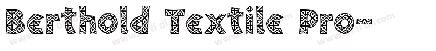Berthold Textile Pro字体转换